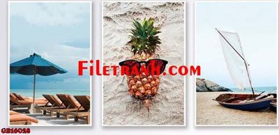 Tải file File gốc in bộ tranh decor treo tráng gương canvas GB16028 (gốc) làm file tranh quảng cáo