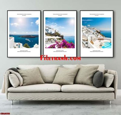 File gốc File gốc in bộ tranh decor treo tráng gương canvas GB16036 (PNG) trong suốt (transparent)