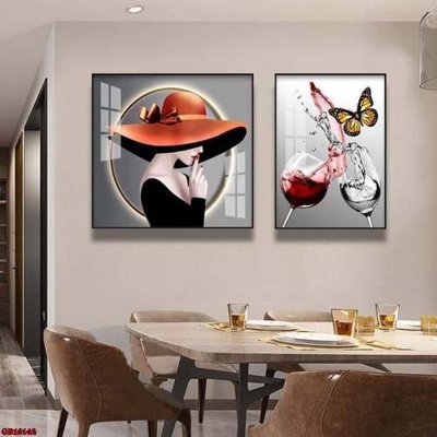 Tải file File gốc in bộ tranh decor treo tráng gương canvas GB16142 (gốc) để in ấn ngay