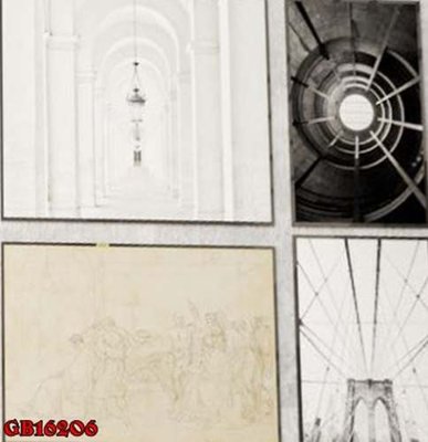 Hình ảnh file gốc in trần nhà File gốc in bộ tranh decor treo tráng gương canvas GB16206