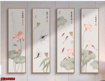 File tranh File gốc in bộ tranh decor treo tráng gương canvas GB16226 (file gốc) chuẩn màu in