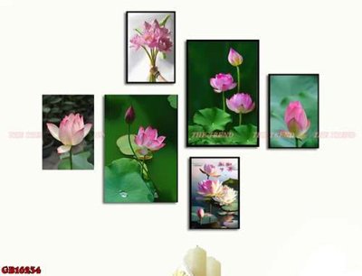 File gốc File gốc in bộ tranh decor treo tráng gương canvas GB16234 (in lụa) tranh thuận buồm