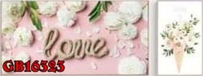 File in trần File gốc in bộ tranh decor treo tráng gương canvas GB16323 (bản gốc) hoa văn