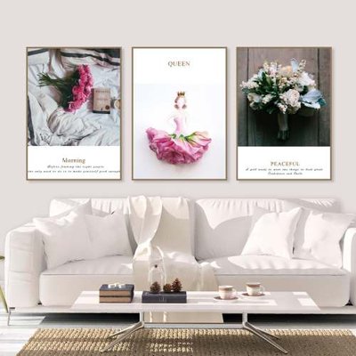 File gốc File gốc in bộ tranh decor treo tráng gương canvas GB16418 (in 3D) cho trang trí