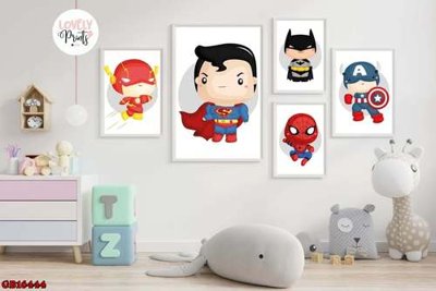 File gốc File gốc in bộ tranh decor treo tráng gương canvas GB16444 (trang trí) cho phòng khách