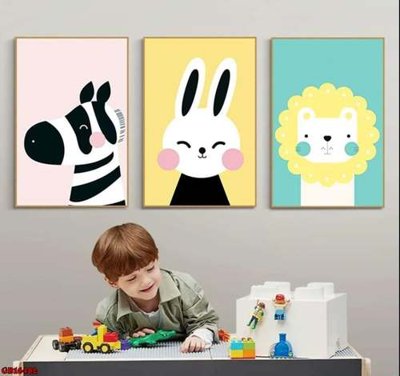 File tranh File gốc in bộ tranh decor treo tráng gương canvas GB16482 (gốc) in backlit film