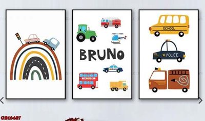 Mua file gốc File gốc in bộ tranh decor treo tráng gương canvas GB16487 (chất lượng) tại Filetranh.com