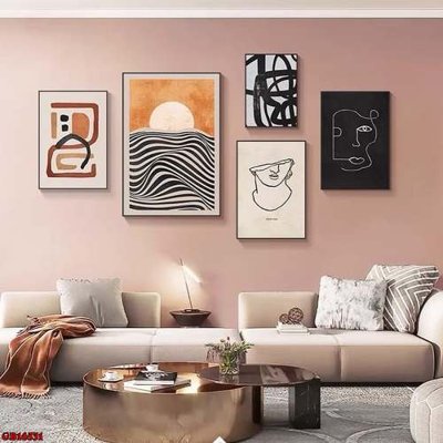 File gốc File gốc in bộ tranh decor treo tráng gương canvas GB16531 (in lụa) tranh thuận buồm