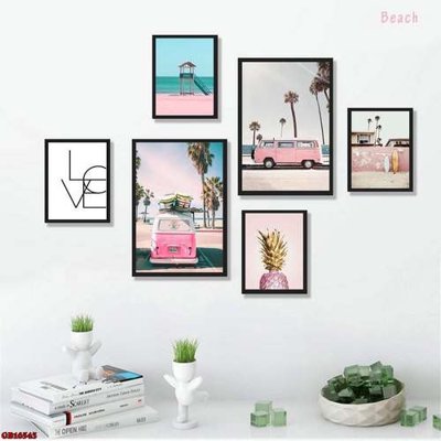 File gốc File gốc in bộ tranh decor treo tráng gương canvas GB16543 (in lụa) hoa văn cổ điển