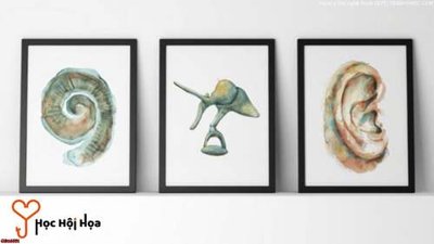 File gốc File gốc in bộ tranh decor treo tráng gương canvas GB16551 (phiên bản chuẩn) để in ấn