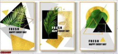 File tranh File gốc in bộ tranh decor treo tráng gương canvas GB16689 (gốc) chủ đề động vật