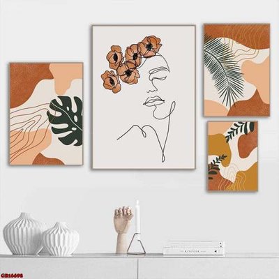 File gốc File gốc in bộ tranh decor treo tráng gương canvas GB16698 (in 3D) nghệ thuật