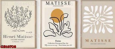 File gốc File gốc in bộ tranh decor treo tráng gương canvas GB16708 (in ấn) màu sắc trung thực