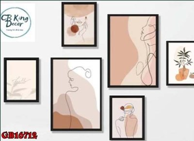 File tranh ảnh gốc File gốc in bộ tranh decor treo tráng gương canvas GB16712 dùng cho in khổ lớn