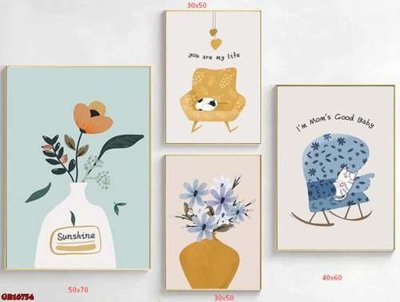 File gốc File gốc in bộ tranh decor treo tráng gương canvas GB16754 (in mica) cắt laser