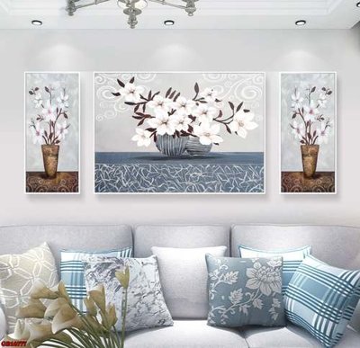 File PSD File gốc in bộ tranh decor treo tráng gương canvas GB16777 (chất lượng in ấn)