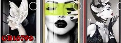 File gốc in ấn File gốc in bộ tranh decor treo tráng gương canvas GB16796 chuẩn màu CMYK