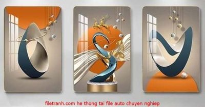 File PSD File gốc in bộ tranh decor treo tráng gương canvas GB18013 (bản gốc) cho nhà in