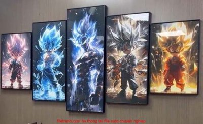 File tranh trang trí File gốc in bộ tranh decor treo tráng gương canvas GB18070 (file gốc)