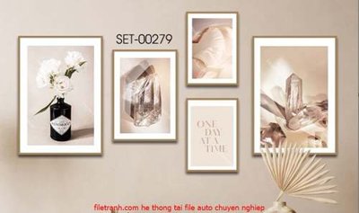 File ảnh File gốc in bộ tranh decor treo tráng gương canvas GB18071 (gốc) in backdrop sự kiện