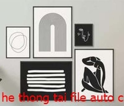 File tranh File gốc in bộ tranh decor treo tráng gương canvas GB18095 (ảnh gốc) in trần nhà