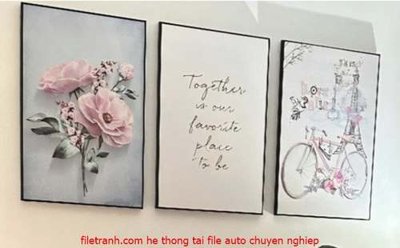 File gốc File gốc in bộ tranh decor treo tráng gương canvas GB18101 (chủ đề hiện đại) trang trí