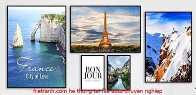 Ảnh gốc File gốc in bộ tranh decor treo tráng gương canvas GB18141 (độ nét cao) in tráng gương