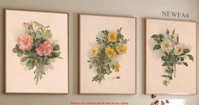 File PSD File gốc in bộ tranh decor treo tráng gương canvas GB18160 (bản gốc) chất lượng nhất