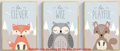 Tải file File gốc in bộ tranh decor treo tráng gương canvas GB18216 (gốc) chủ đề tôn giáo