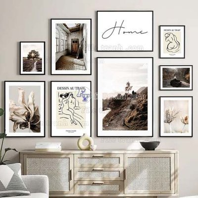 File ảnh gốc File gốc in bộ tranh decor treo tráng gương canvas GB20109 không vỡ nét