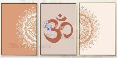 File tranh ảnh gốc File gốc in bộ tranh decor treo tráng gương canvas GB20135 dùng cho in khổ lớn