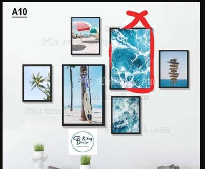 File gốc File gốc in bộ tranh decor treo tráng gương canvas GB20140 (trang trí) phòng trẻ em