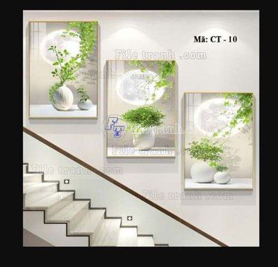 File tranh in mica File gốc in bộ tranh decor treo tráng gương canvas GB20200 (độ phân giải cao)