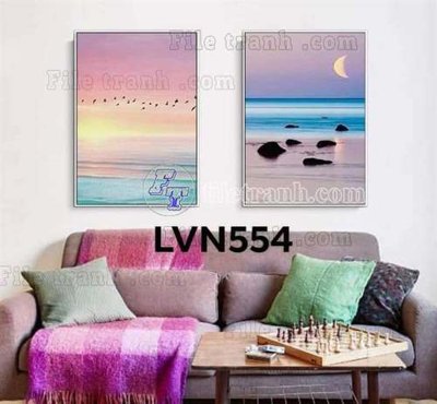 File in trần File gốc in bộ tranh decor treo tráng gương canvas GB20238 (bản gốc) trời sao