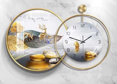 File gốc File gốc in bộ tranh decor treo tráng gương canvas GB20254 (in tráng gương) hiện đại