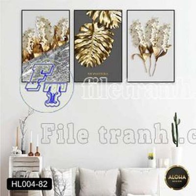 Download file gốc File gốc in bộ tranh decor treo tráng gương canvas GB20329 (in mica) trang trí