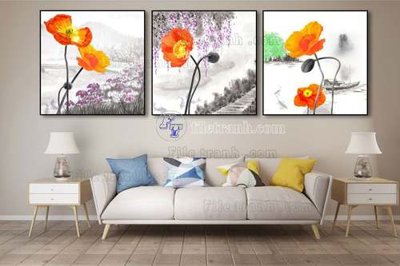 Tải file File gốc in bộ tranh decor treo tráng gương canvas GB20472 (gốc) in trên mọi chất liệu