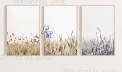 File gốc File gốc in bộ tranh decor treo tráng gương canvas GB20526 (phong cách) châu Âu