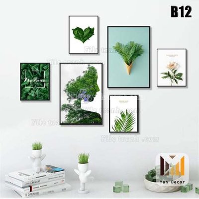 Tải file File gốc in bộ tranh decor treo tráng gương canvas GB20533 (gốc) chủ đề tôn giáo