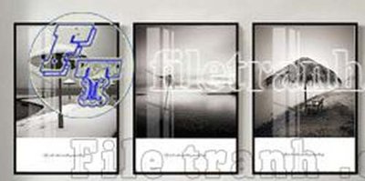 Tải file File gốc in bộ tranh decor treo tráng gương canvas GB20534 (gốc) chủ đề phong thủy