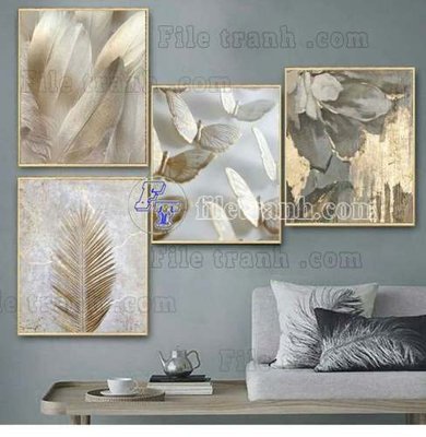File PSD File gốc in bộ tranh decor treo tráng gương canvas GB20537 (bản gốc) đã tách nền