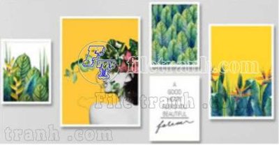 File tranh File gốc in bộ tranh decor treo tráng gương canvas GB20626 (ảnh gốc) in trần xuyên sáng