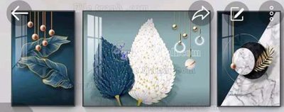 Mua file gốc File gốc in bộ tranh decor treo tráng gương canvas GB20645 (in ấn) tại Filetranh.com