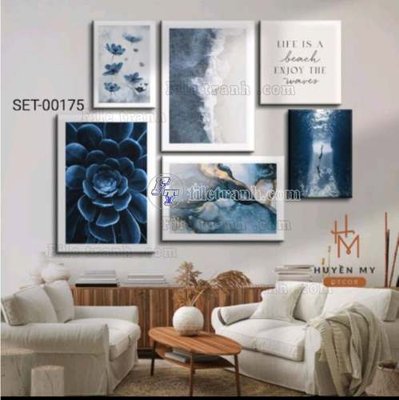 File gốc File gốc in bộ tranh decor treo tráng gương canvas GB20684 (thiết kế) cho in ấn