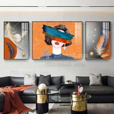 Download file File gốc in bộ tranh decor treo tráng gương canvas GB20690 (gốc) in mica ốp bếp