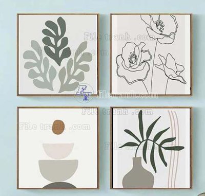 Tải file File gốc in bộ tranh decor treo tráng gương canvas GB20702 (gốc) chủ đề tôn giáo