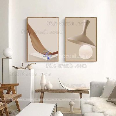 Ảnh gốc File gốc in bộ tranh decor treo tráng gương canvas GB20712 (độ nét cao) in tráng gương
