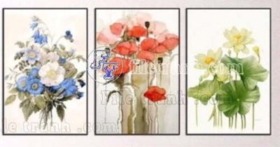 File tranh File gốc in bộ tranh decor treo tráng gương canvas GB20727 (file gốc) chủ đề phong thủy