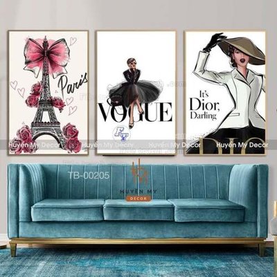 File ảnh File gốc in bộ tranh decor treo tráng gương canvas GB20775 (gốc) in PP, decal