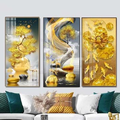 File tranh File gốc in bộ tranh decor treo tráng gương canvas GB20815 (ảnh gốc) độc quyền